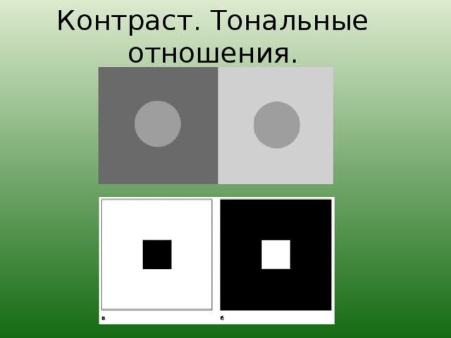 Что в рисунке называется пограничным краевым контрастом