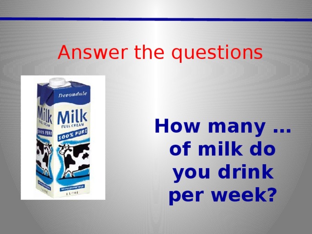 Question Milk Eating habits 2.