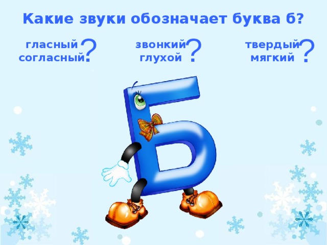 Звук и буква б презентация