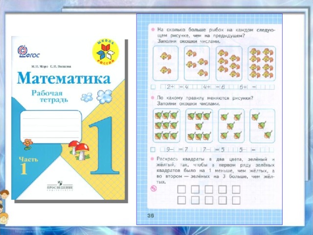 Повторение пройденного 1 класс математика школа россии презентация