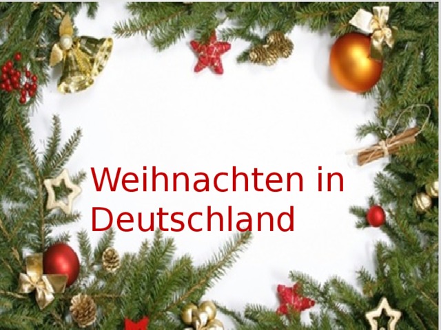 Weihnachten in Deutschland 