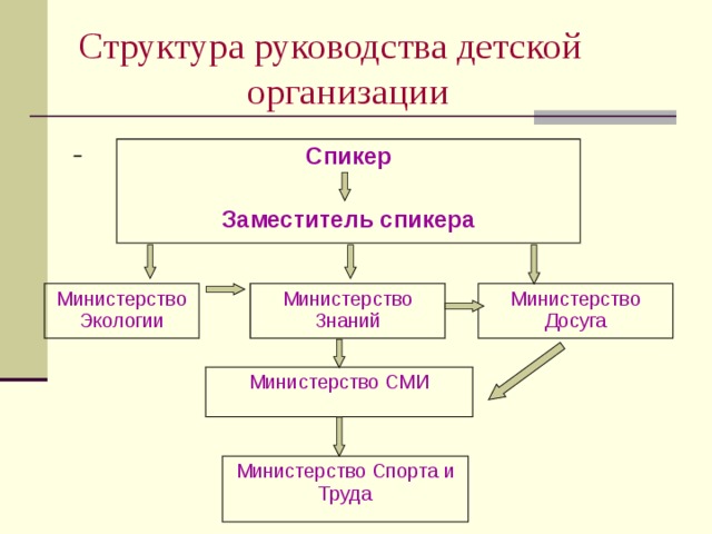 Структура руководства