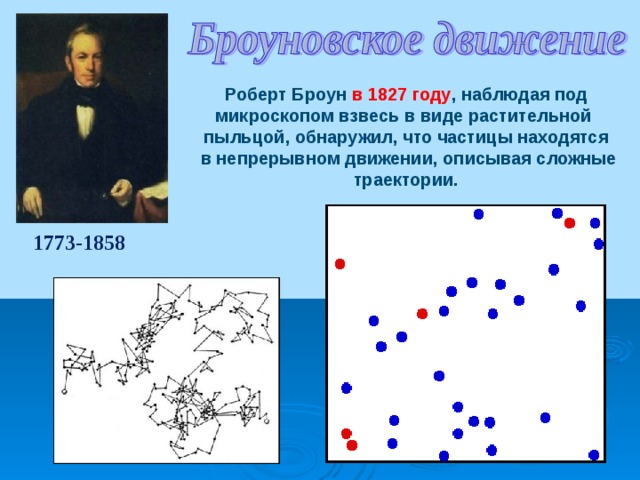 Что называют броуновским движением примеры Презентация "Диффузия" - Естествознание - Презентации - 5 класс