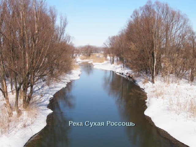 Река Сухая Россошь   