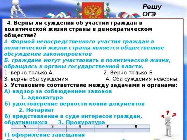 Политическое участие в демократическом обществе