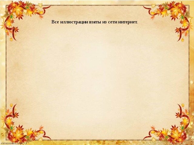 Все иллюстрации взяты из сети интернет.