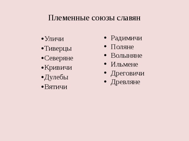 Племенные союзы славян. Союзы восточных славян. Племенные Союзы восточных славян. Союзы Союзы племенных славян.