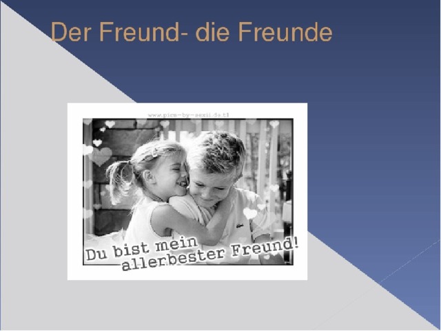 Просмотр содержимого документа "Презентация по теме "Meine Freund...