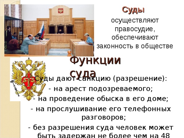 Какие суды осуществляют правосудие