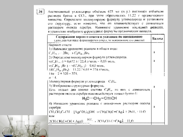 Контрольная работа 2 химические реакции