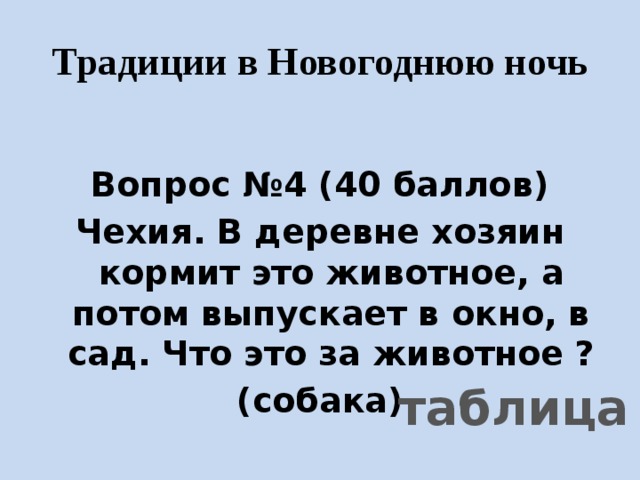 Ночь вопросов песня. Чехия. В деревне хозяин кормит это животное, а потом выпускает.