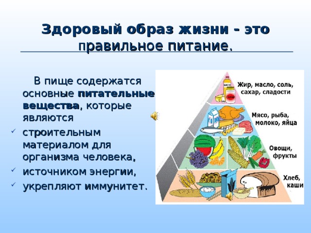 Продукт для проекта секреты здорового образа жизни