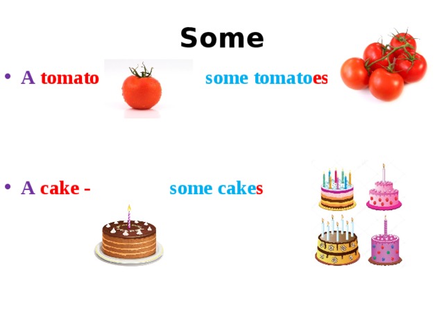 Form module 3. A или an Cake. Some Cake или a Cake. A Tomatoes или some Tomatoes. Cakes a an some как правильно.