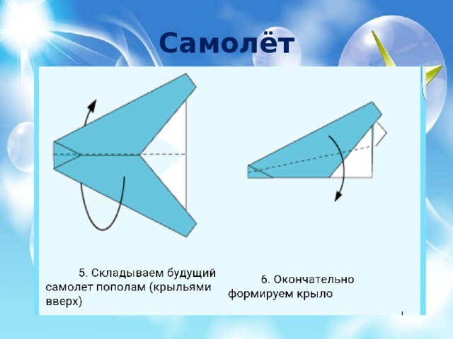 Презентация технология 1 класс оригами самолетик