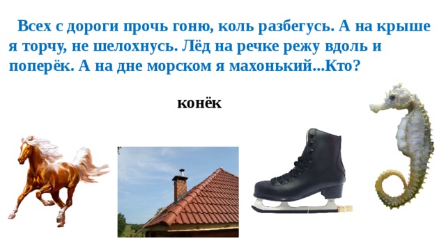 Прогонять прочь. Всех с дороги прочь гоню, коль разбегусь.. А на крыше я торчу, не шелохнусь.. Отгадай загадку всех с дороги прочь гоню коль разбегусь. Омоним по его значениям животное бег лошади.