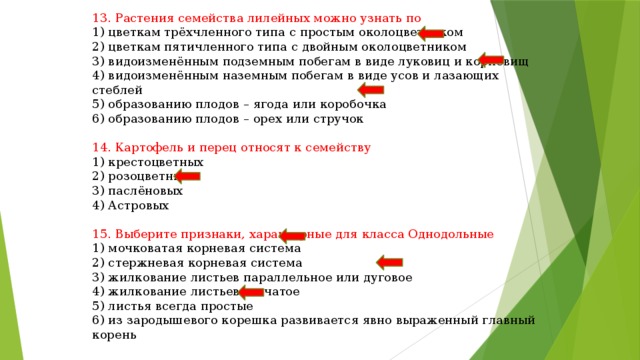 Выберите три правильных ответа из шести. Растения семейства лилейных можно узнать по. Растения семейства линкливых можно узнать. Растения семейства Лилейные можно узнать по признакам. Растения семейства лилейных можно узнать по 3 признакам:.