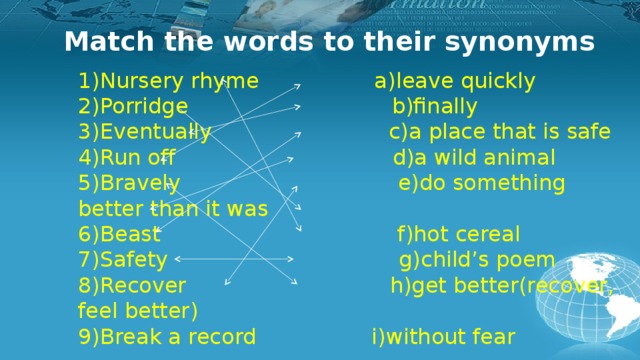 made safe synonym made safe synonym