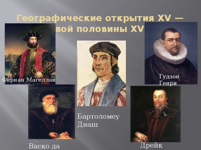 С каким материком связаны оба путешественника на картинке васко да гама бартоломеу диаш