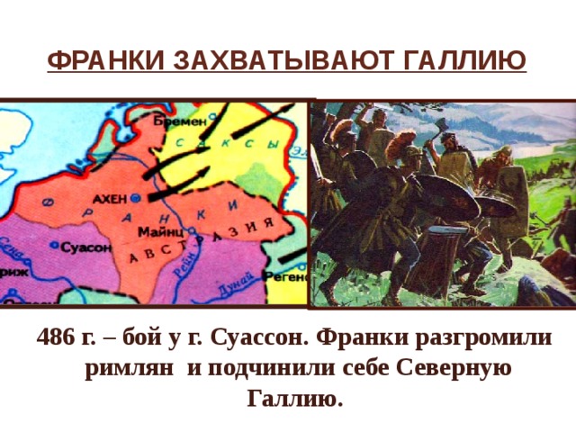 Образование варварских королевств государство франков в 6 8 веках презентация