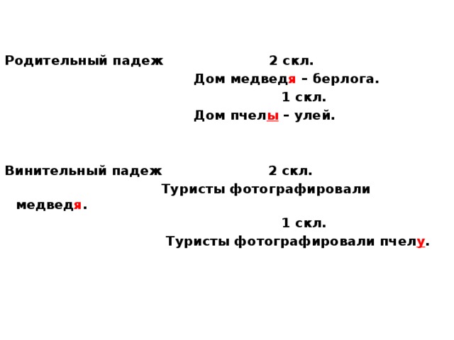 Вышел из берлоги какой падеж. Винительный падеж 2 скл. Медведя какой падеж. Берлога медведя падеж существительных. Склонение в берлоге.