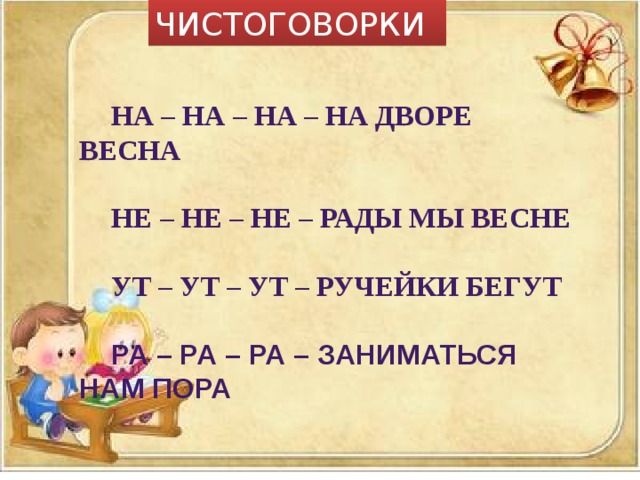 Чистоговорки 2 класс литературное чтение презентация