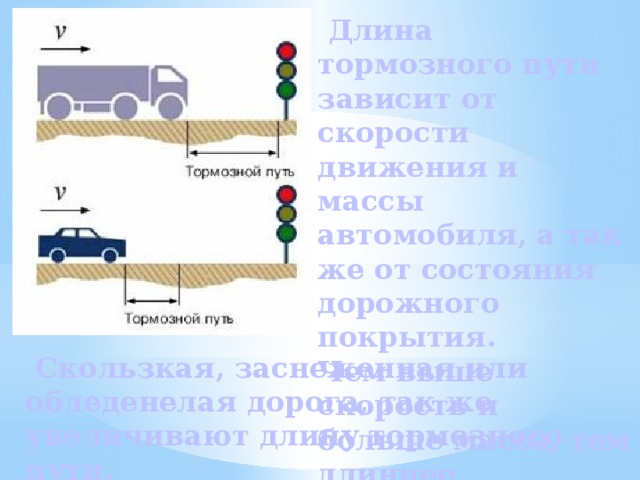 Определение тормозного пути автомобиля