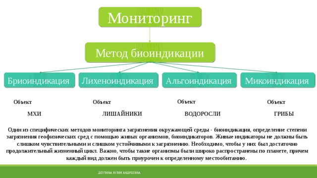 Биологический мониторинг и биоиндикация презентация