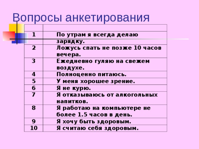 Включенный вопрос в анкете. Вопросы для анкетирования. Вопросы для анкеты.