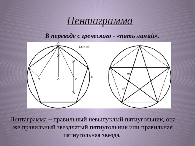 Как нарисовать пятиугольную звезду