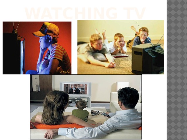 Watching tv 