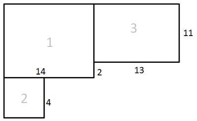 Задание 4 на рисунке изображен. Японские головоломки с площадями прямоугольников. Площадь фигуры состоящей из прямоугольников. Площадь фигуры из двух прямоугольников. Фигура состоящая из квадрата и прямоугольника площадь.