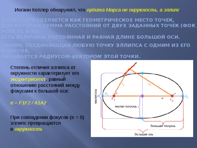 Законы кеплера презентация 11 класс астрономия