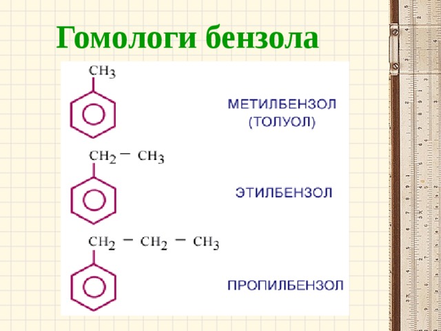 Укажите формулу аренов. Гомологи бензола формулы. Арены бензол Гомологический ряд. 3 Формулы гомологов бензола. Структурные формулы гомологов бензола.