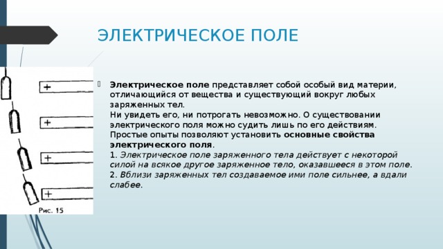 Делимость электрического заряда электрон 8. Электрическое поле 8 класс. Электрическое поле 8 класс презентация. Электрическое поле представляет собой особый вид. Урок электрическое поле 8 класс.