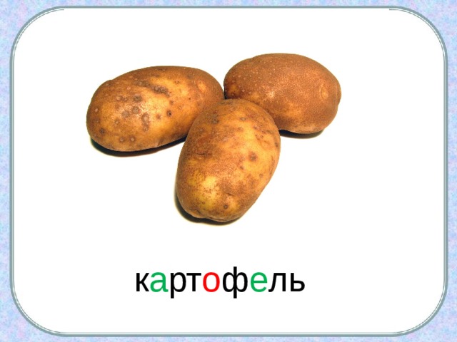 к а рт о ф е ль 