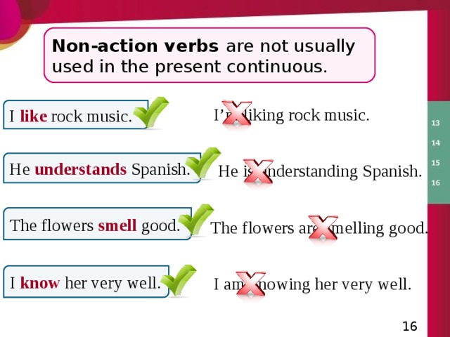 Non continuous verbs. Non Continuous verbs список. State verbs в present Continuous. Present Continuous Stative verbs. Non Continuous verbs упражнения.
