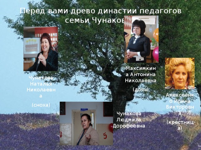 Династия учителей в моей семье проект
