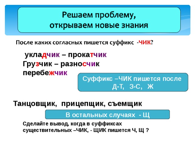 Суффикс существительных чик пишется после букв. Расскажите о правописании букв ч и щ в суффиксе Чик щик. Буквы ч и щ в суффиксе существительных Чик щик. Суффикс -Чик пишется после буквы “т”. Правописание суффиксов Чик чек.