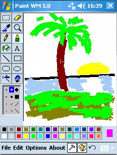 Создание точечного рисунка в графическом редакторе paint