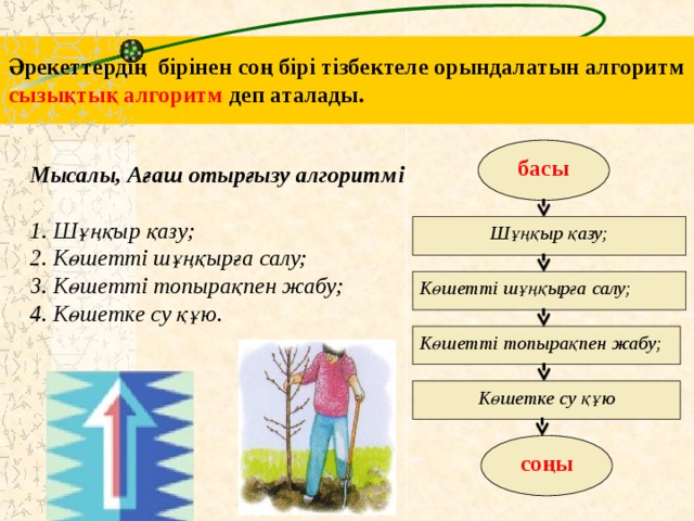 Презентация алгоритм казакша