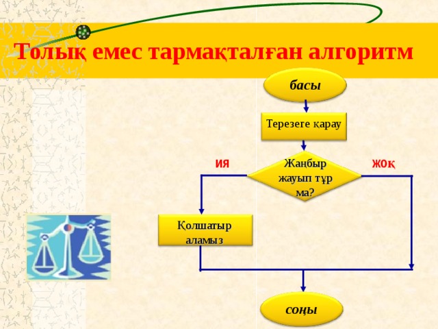 Тармақталған алгоритмдерді программалау презентация