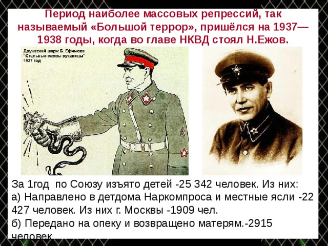 Большой террор 1937 1938 презентация