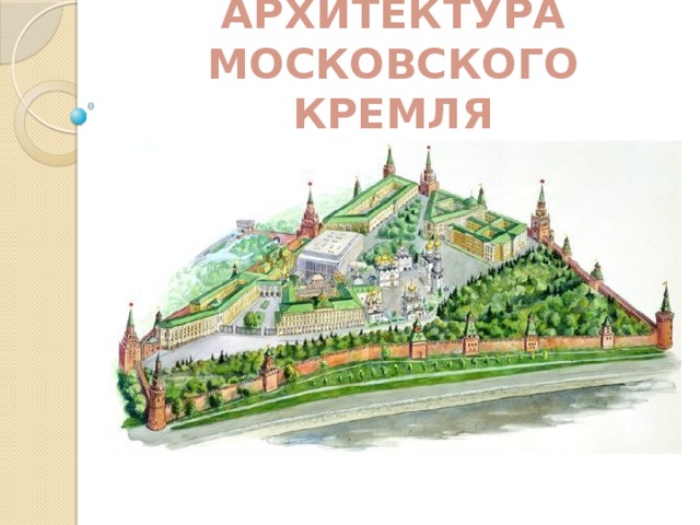 АРХИТЕКТУРА МОСКОВСКОГО КРЕМЛЯ 