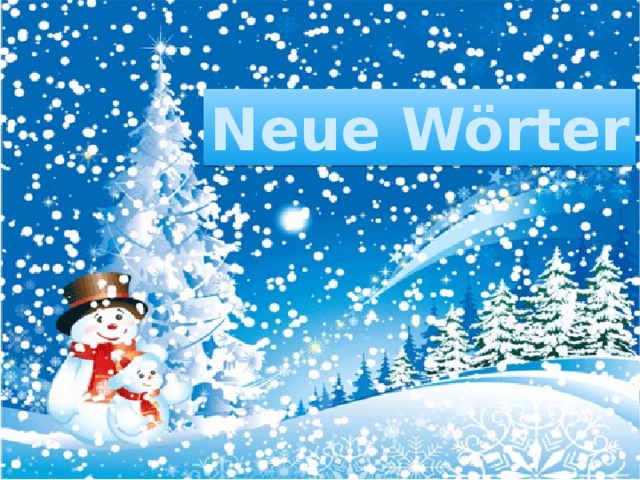 Neue Wörter 