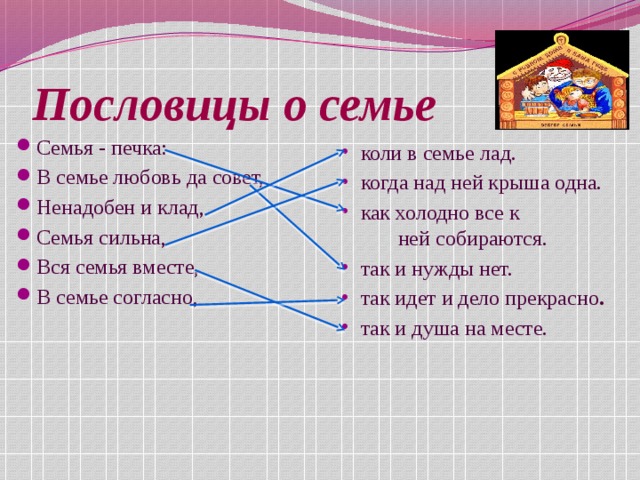 Пословицы о семейном бюджете