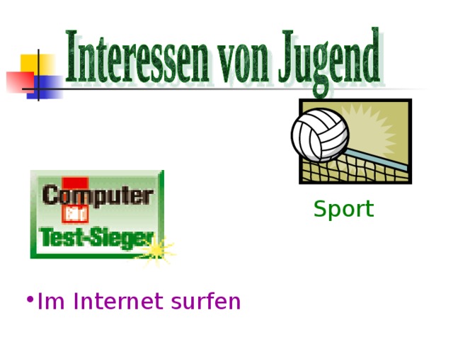 Sport Im Internet surfen 