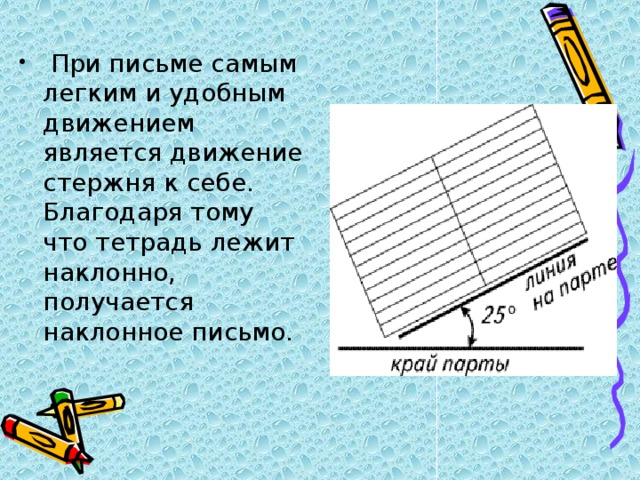 Правильная посадка за партой для начальной