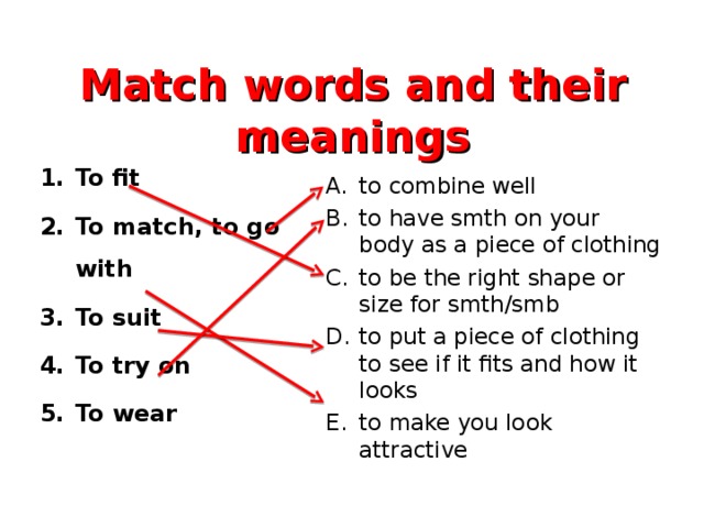 Match significado