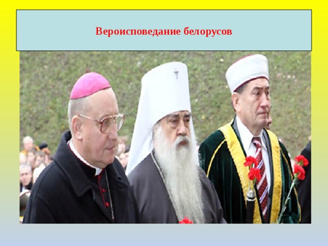 Вероисповедание белорусов