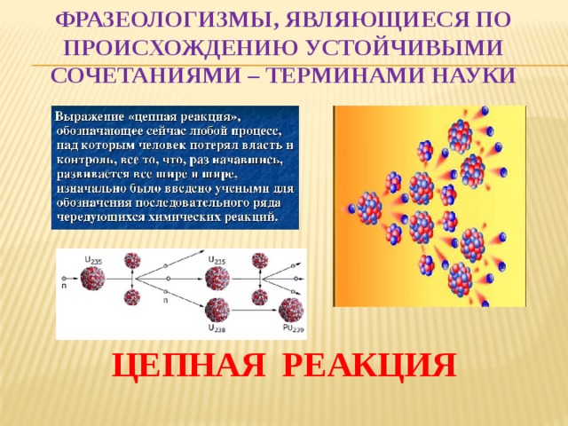 Реакция значение. Цепная реакция фразеологизм. Цепная реакция значение фразеологизма. Цепная реакция термин. Цепная реакция значение фразеологизма и происхождение.